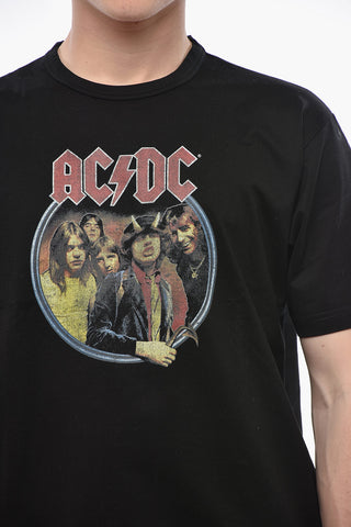 T-Shirt Girocollo ACDC con Stampa Frontale