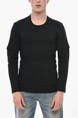 T-Shirt Girocollo TRAUMA in Doppio Tessuto