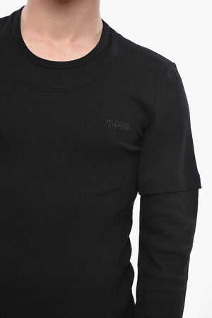 T-Shirt Girocollo TRAUMA in Doppio Tessuto