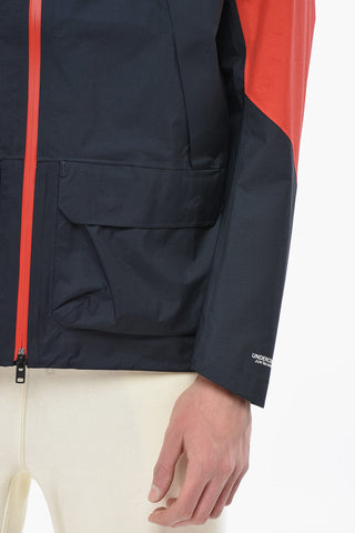 SOU KUU UNDERCOVER JUN TAKAHASHI Zweifarbige Nylon-Windjacke