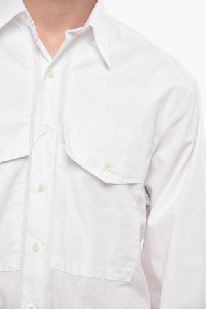 Camicia Sahariana NOTE in Cotone con Collo Italiano
