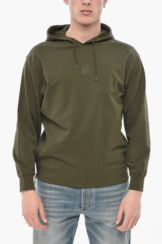 Cotton-Blend Hoodie with Side Zips