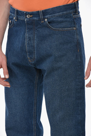 Jeans aus Baumwolle in dunkler Waschung mit 21cm Reißverschluss am Knöchel