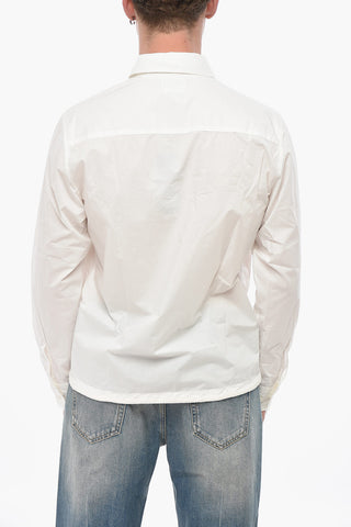 Cotton Shirt with Zip Pockets