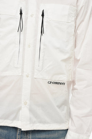 Cotton Shirt with Zip Pockets
