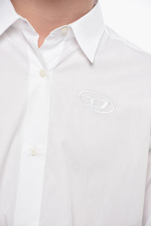 코튼 포플린 셔츠 C-BRUCE-B 자수 로고