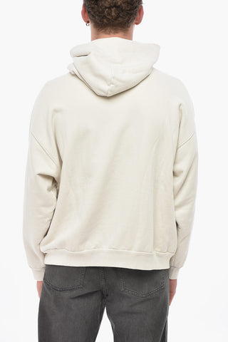Cotton Hoodie with Logo and Patch Pocket