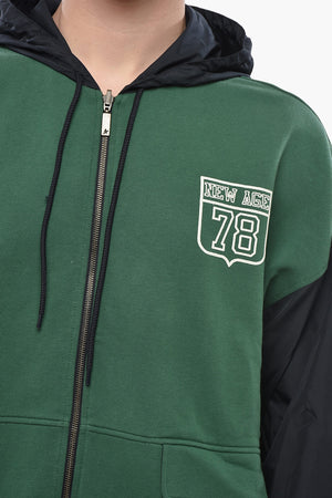 Wendbare Bomberjacke aus Baumwolle