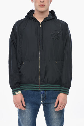 Wendbare Bomberjacke aus Baumwolle