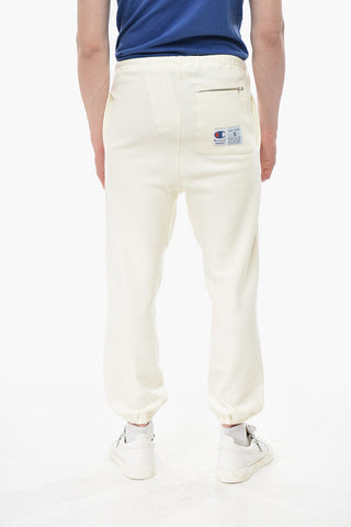 UNDERCOVER X CHAMPION Brushed Cotton Joggers with Cuffs