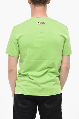 Cotton-Blend Crewneck T-Shirt With Front Logo