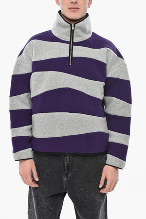 Oversized-Sweatshirt Aus Fleece Mit Awning-Motiv
