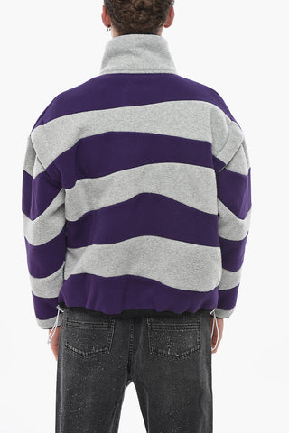 Oversized-Sweatshirt Aus Fleece Mit Awning-Motiv