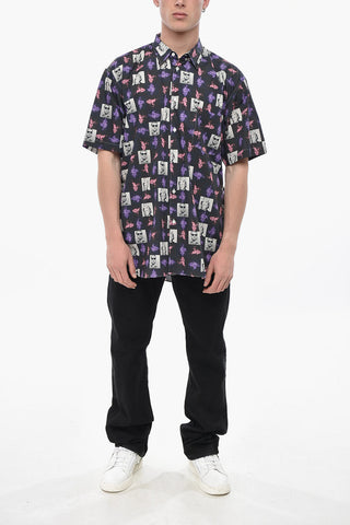 SHIRT THE ANDY WARHOL Camicia in Cotone Stampata