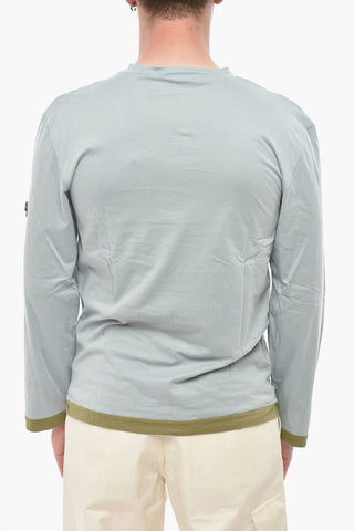 Crewneck T-Shirt with Contrast Trim