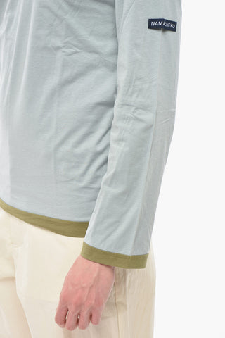 Crewneck T-Shirt with Contrast Trim