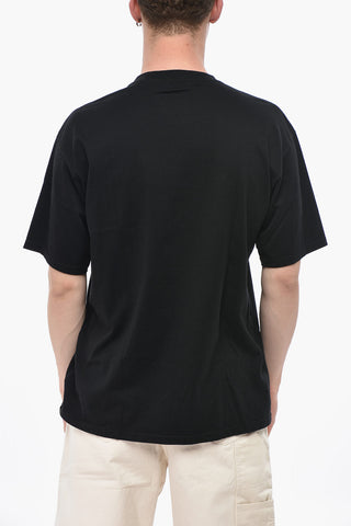 Rundhals-T-Shirt THE END aus Baumwolle mit Print