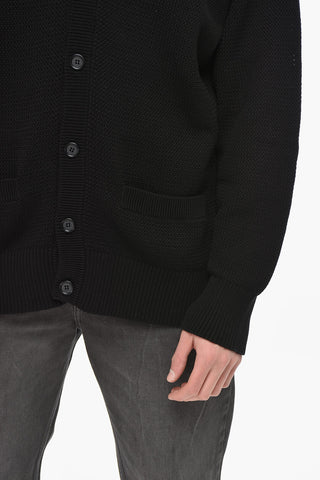 Cardigan in Cotone Leggero con Scollo a V
