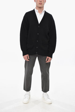 Cardigan in Cotone Leggero con Scollo a V