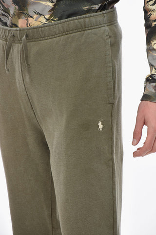 Cotton Joggers with Elastic Waist