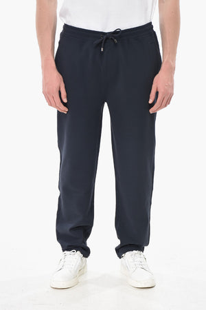 Cotton Joggers with Elastic Waist