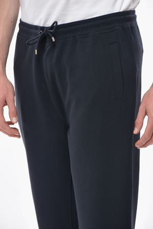 Cotton Joggers with Elastic Waist