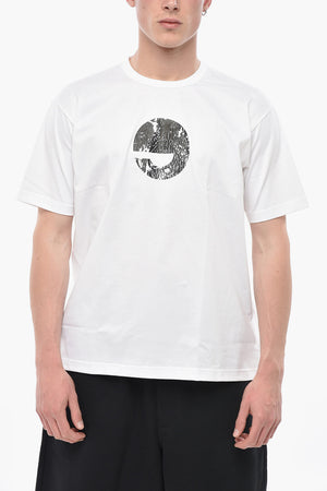 EYE Cotton Crewneck T-Shirt with Print