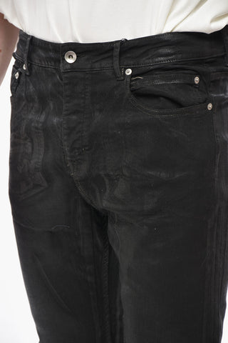 DRKSHDW Coated Cotton Jeans DETROIT CUT 18cm