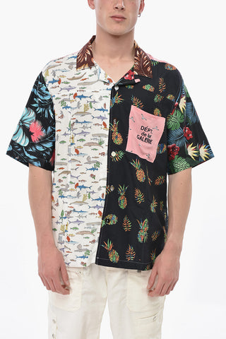 Camicia Patchwork a Maniche corte