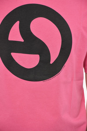 Cotton-Blend Crewneck T-Shirt With Front Logo