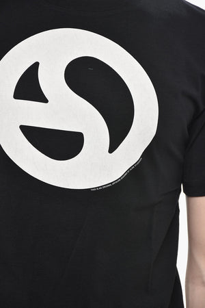 Cotton-Blend Crewneck T-Shirt With Front Logo