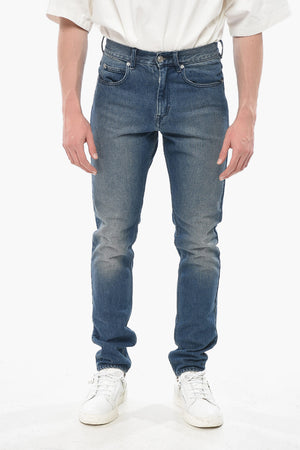 Straight-Leg Jeans JACK with Logo Button 17cm