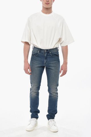 Straight-Leg Jeans JACK with Logo Button 17cm