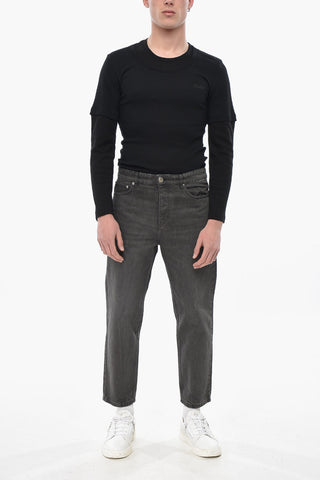 Jeans Slim Fit con Passanti 18cm