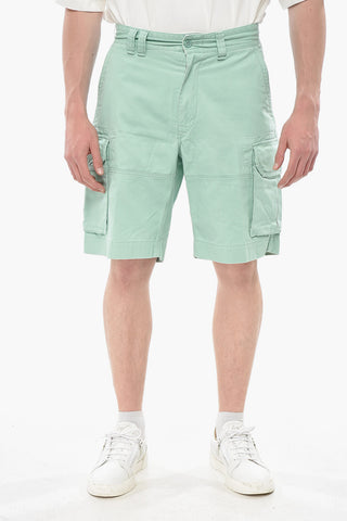 Relaxed-Fit Cargo Shorts with Belt Loops