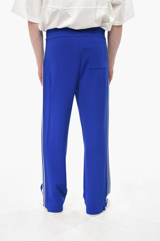 Knit Pants With Side Tape Bands