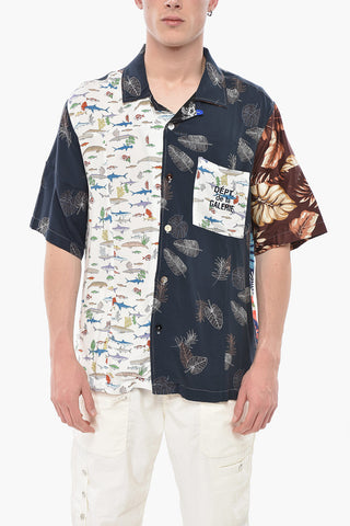 Camicia Patchwork a Maniche corte
