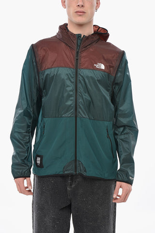 SOU KUU UNDERCOVER JUN TAKAHASHI Zweifarbige Nylon-Windjacke