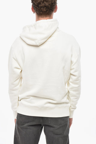 Brushed Cotton Hoodie with Front Print