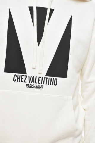 Brushed Cotton Hoodie with Front Print