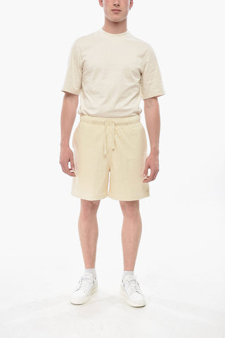 Cotton Terry Shorts with Iconic Print
