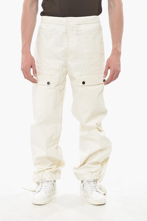 Cargo-Hose aus beschichtetem Leinen