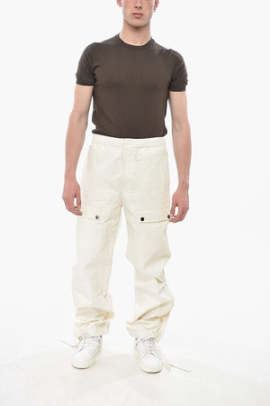 Cargo-Hose aus beschichtetem Leinen