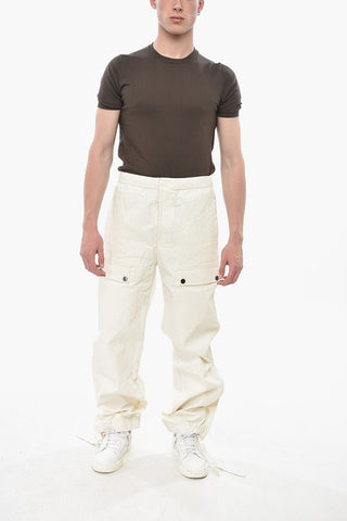 Cargo-Hose aus beschichtetem Leinen