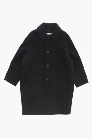 MM6 Wool-Blend Coat in Solid Color