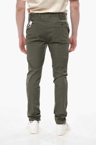Superslim Fi Cotton-Blend Chino Trousers