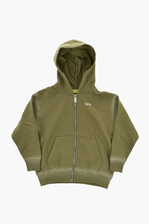 Baumwoll-Hoodie mit Reißverschluss