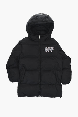 Giubbotto Imbottito con Monogram e Cappuccio