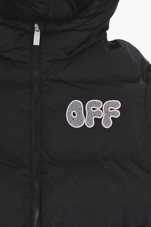 Padded Jacket With Monogram And Hood