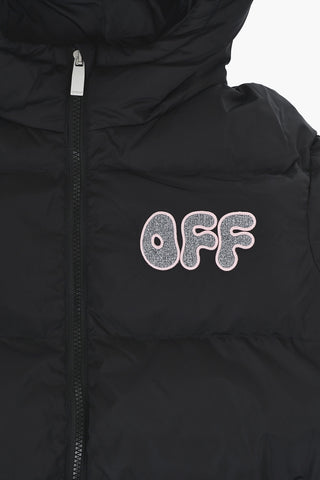 Giubbotto Imbottito con Monogram e Cappuccio